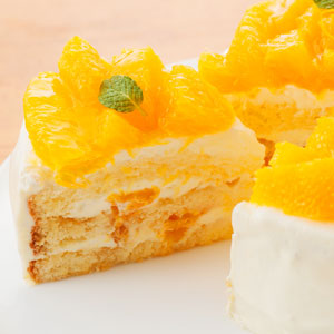 オレンジのショートケーキ 生クリームとチーズ乳製品レシピ クリーム コンシェルジュ タカナシ乳業株式会社