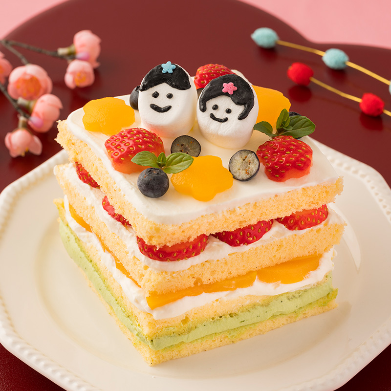 ひなまつりケーキ